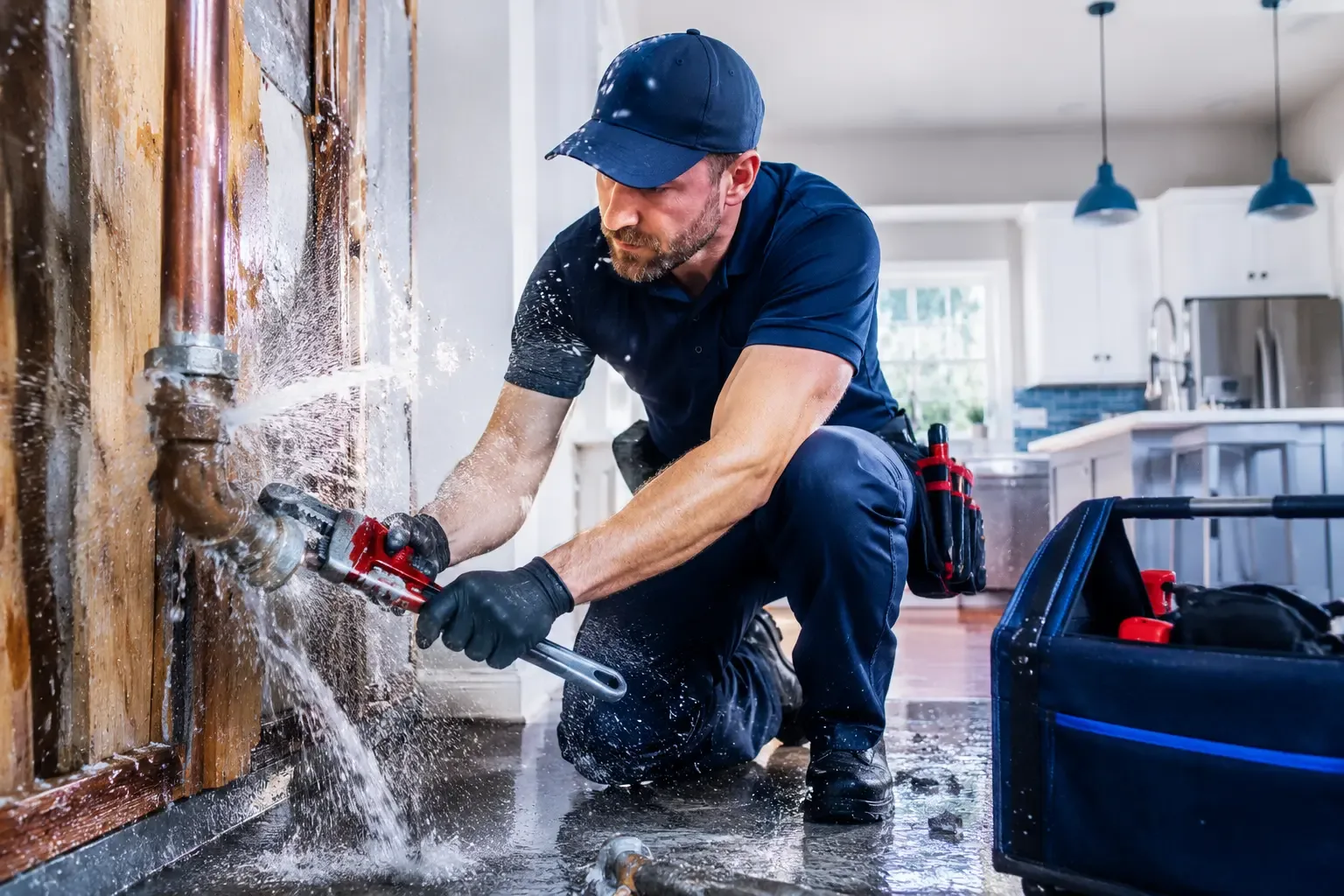 Local emergency pipe repair professionals in Rienzi, MS